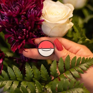 Cute Face Ball - Hard Enamel Pin