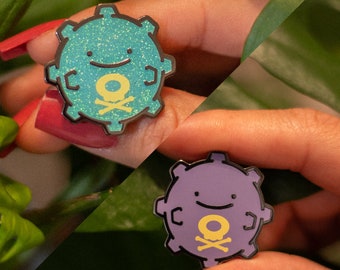 Schattig gezicht Koff - Hard Emaille Pin