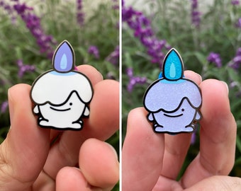 Leuke Gezichtskaars - Harde Emaille Speld