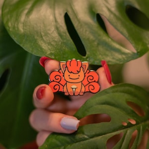 Cute Face Fire Fox - Hard Enamel Pin