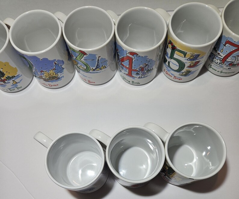 Twelve Days of Christmas Cups Mugs image 9