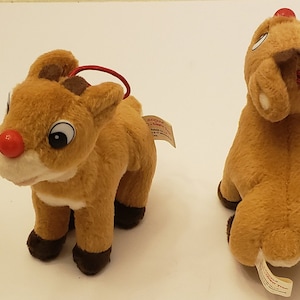 RUDOLPH The Red Nosed Reindeer The Island Of The Misfit Toys RUDOLPH 5&quot; Plush Stuffed Animal Toy 1999