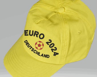 Cap with logo, caps with name, baseball cap with club crest, cap with motif pirate devil sword Euro 2024 football EM Beechfield 5-panel cap