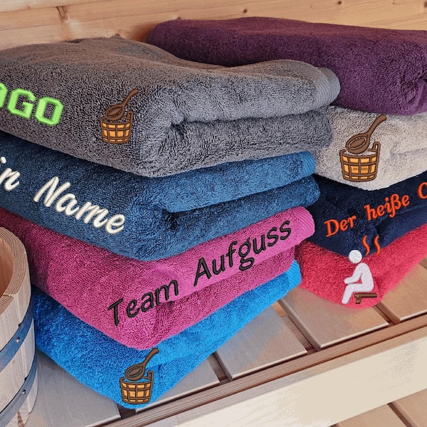 Faszinierend Saunatuch Xxl 100x220 Mit Namen Ebenbild