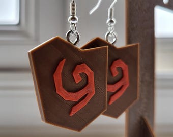 Deku Shield Earrings (Ocarina of Time)