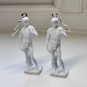 Michelangelo&#39;s David Earrings