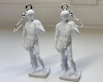 Michelangelo&#39;s David Earrings