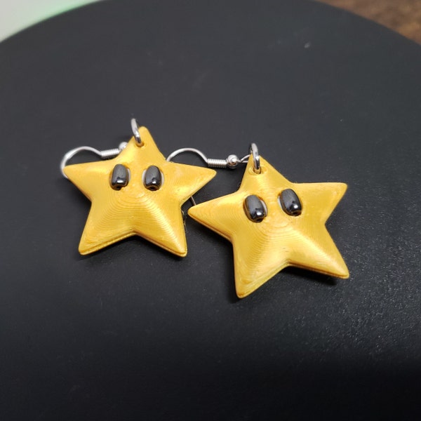 Power Star Earrings (Super Mario 64)