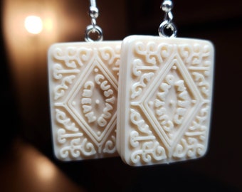 Pendientes de crema pastelera
