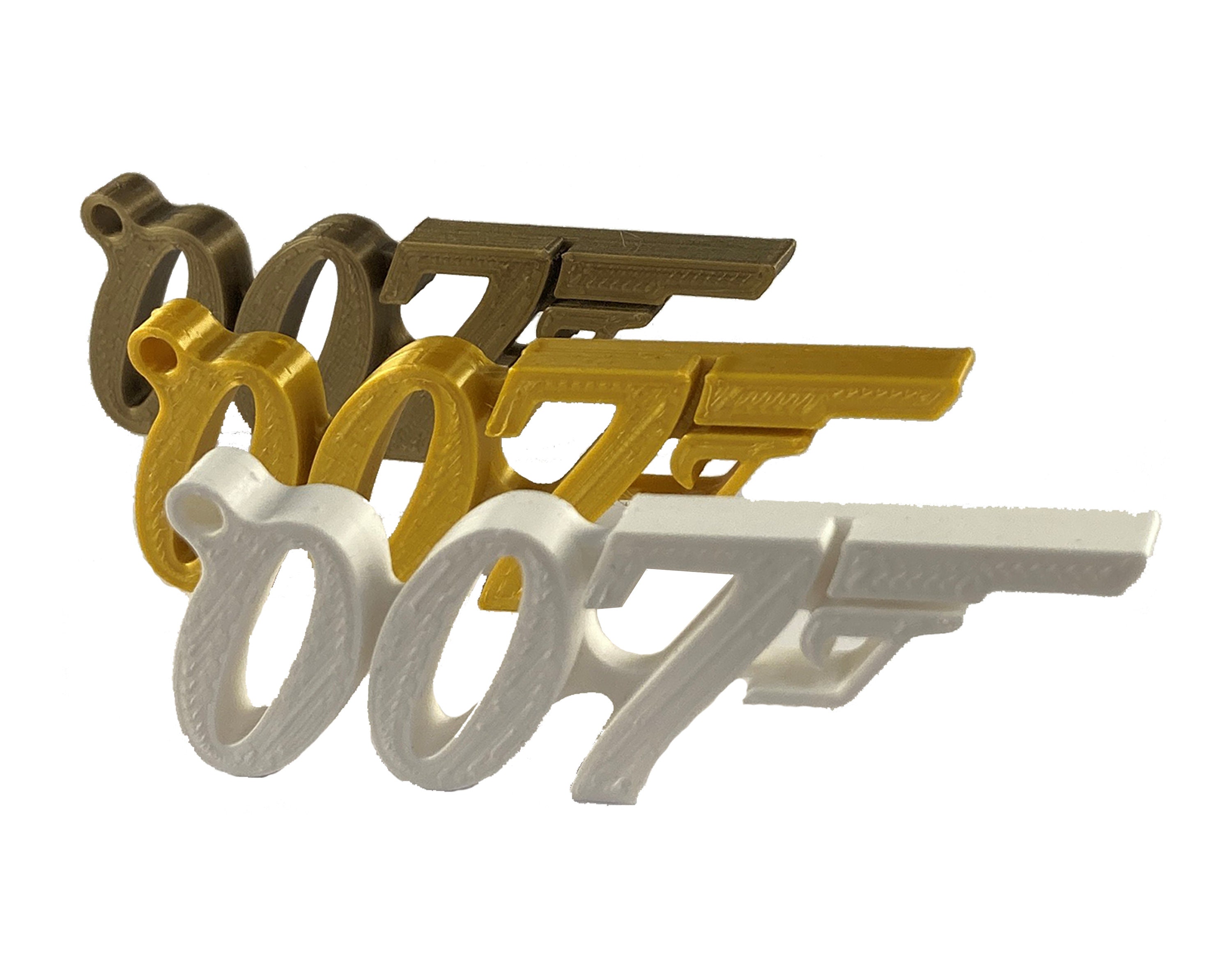 James Bond 007 Keychain 3D Models Download Creality Cloud, 44 OFF