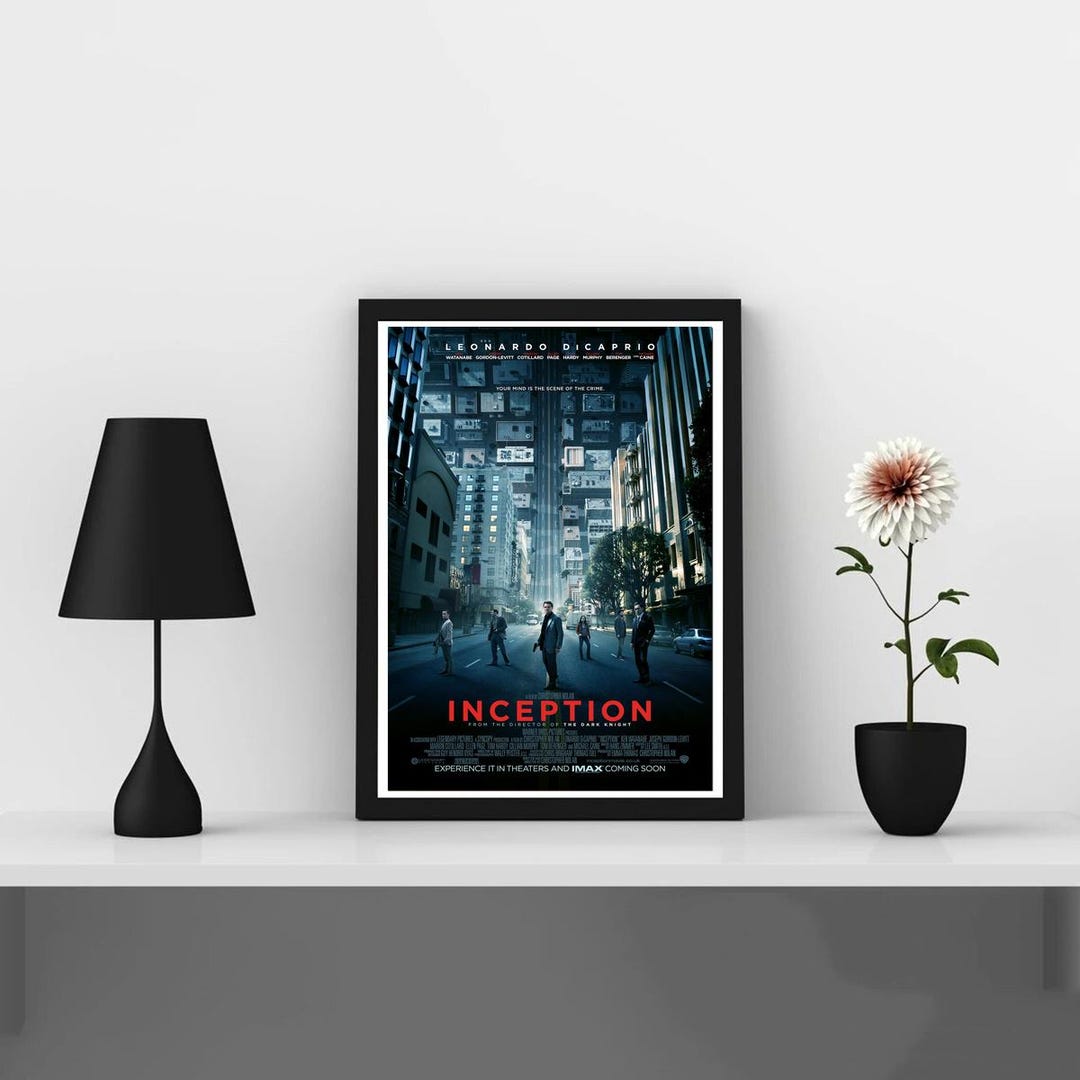 Inception Movie Poster Canvas Wall Art Home Decor (no Frame) - Etsy
