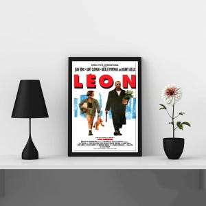 Leon The Professional Film Poster Leinwand Wand Kunst Home Decor (ohne Rahmen)
