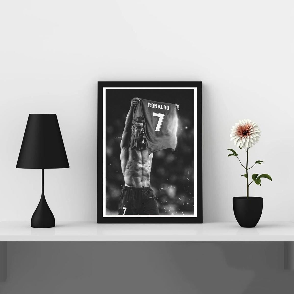 Cristiano Ronaldo Sports Poster Canvas Wall Art Home Decor (No Frame)