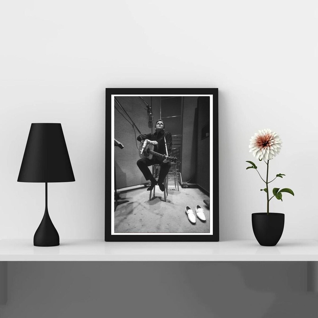 Johnny Cash Music Poster Canvas Wall Art Home Decor (no Frame) - Etsy