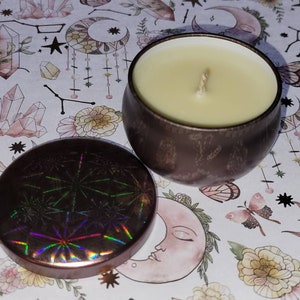 Zodiac signs Scorpio soy wax candle, zodiac gift, astrology gift, astrology candle, birthday gift