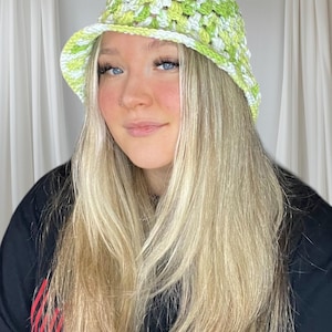 Handmade Crochet Bucket Hat – Trendy Stylish Cotton Summer Hat for Women & Men – Custom Color Options Available