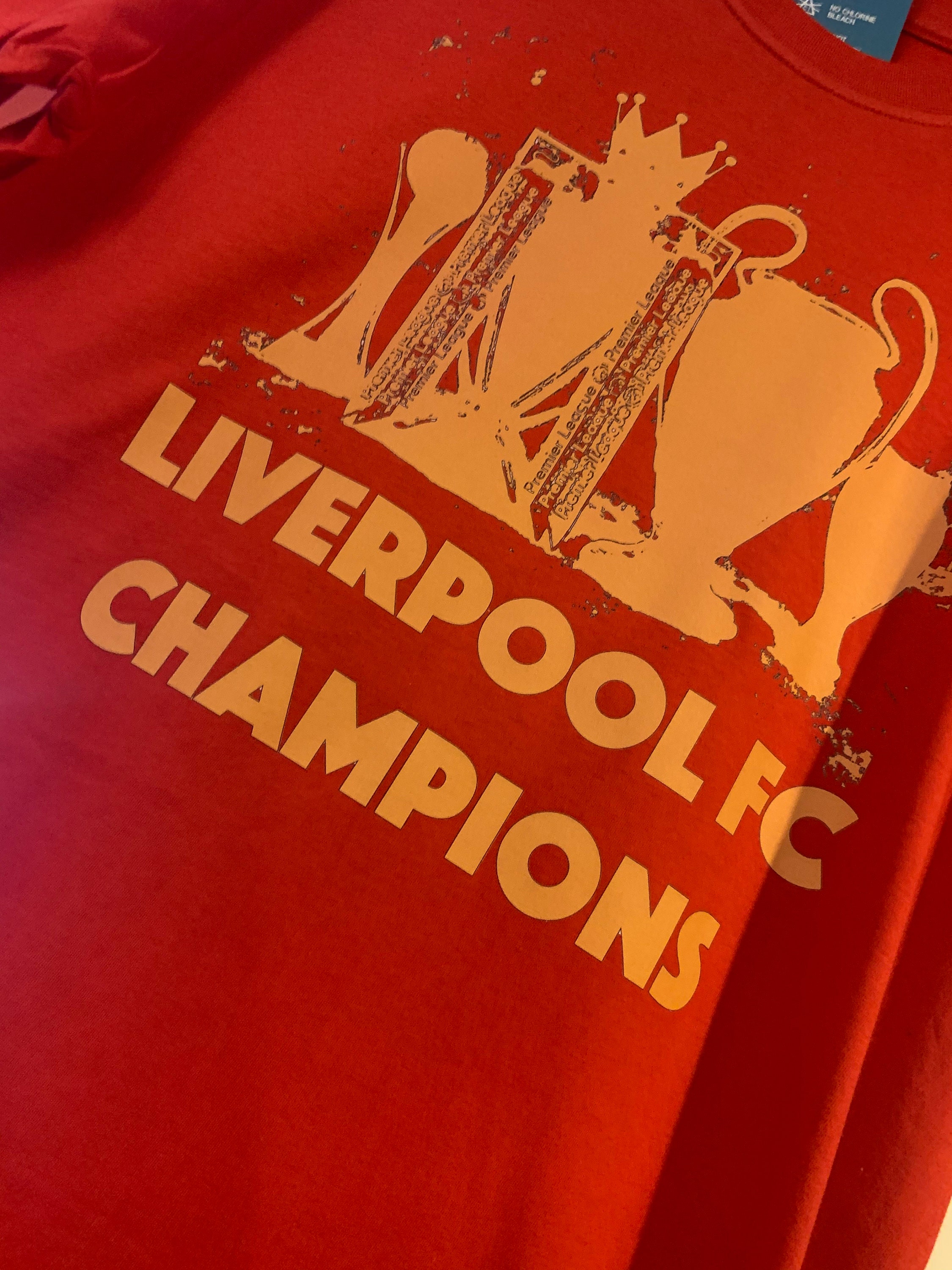 liverpool premier league winners t shirt