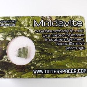 Genuine Moldavite, 0.05g, Authentic Moldavite Crystal, Czech Moldavite Fragment, Healing Crystal Gifts, Metaphysical Home Decor
