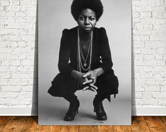 Nina Simone Music Poster wall art home bathroom no frame