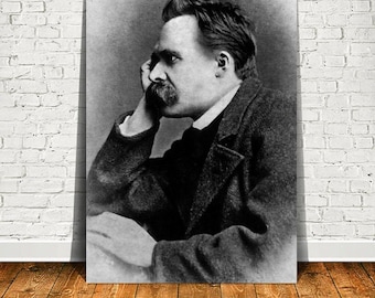A4 Friedrich Nietzsche Quote Print Unframed Wall Art Minimalist