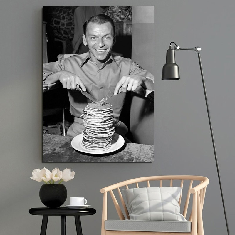Frank Sinatra Music Poster Canvas Painting Wall Art Poster Etsy