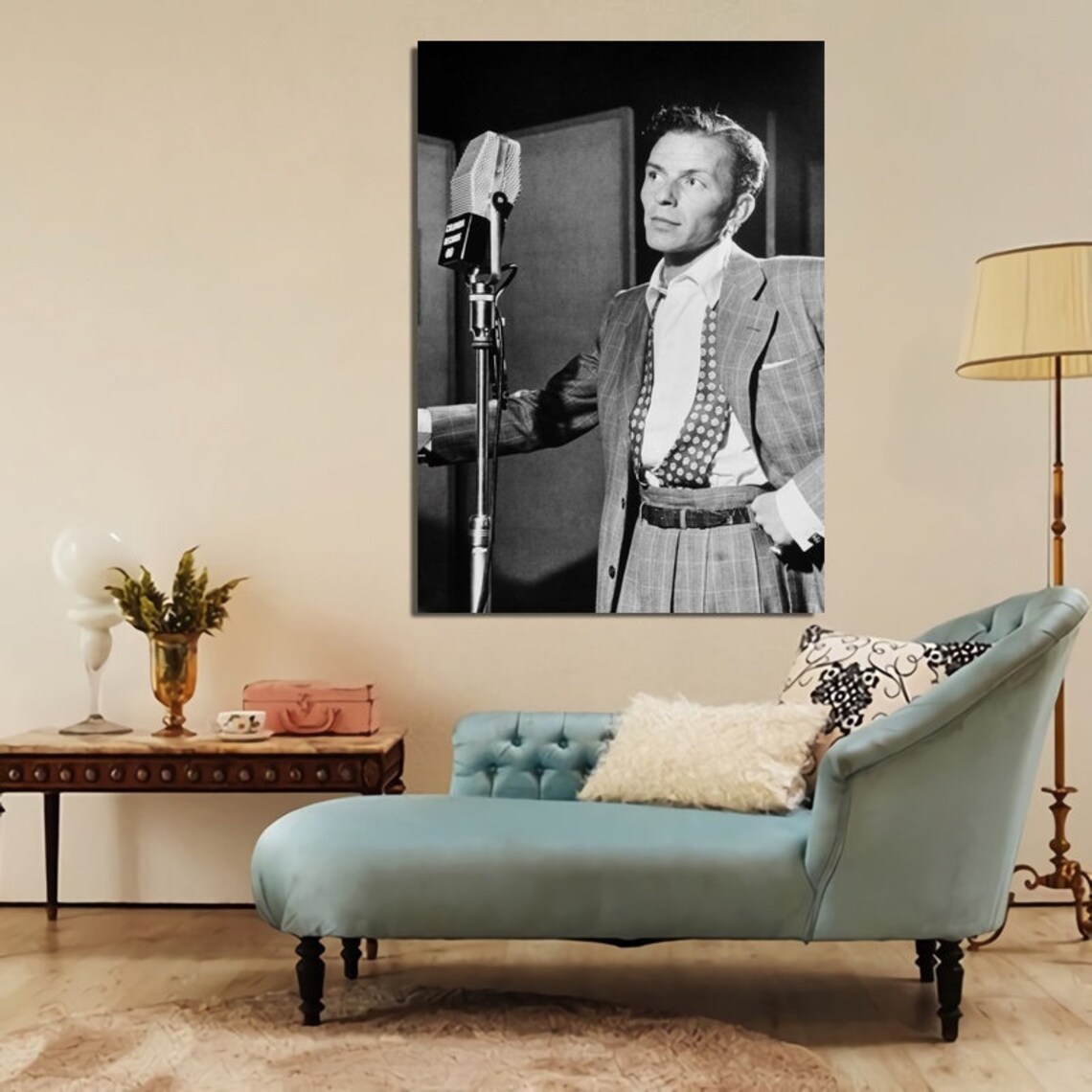 Frank Sinatra Music Poster Canvas Painting Wall Art Poster Etsy