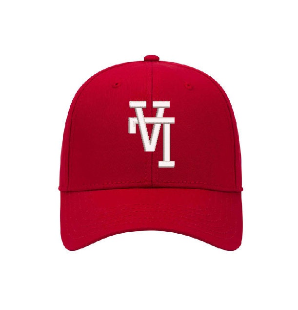 LA Initials Upside Down - Inverted - Baseball Cap - Mid