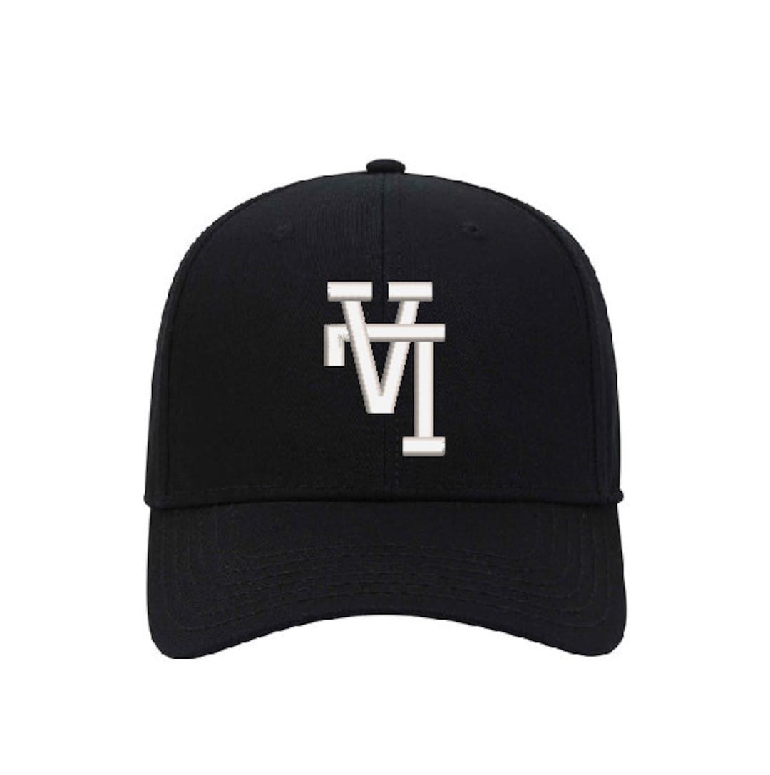 素晴らしい - Inverted - Down Upside Initials LA Baseball Mid - Cap 帽子