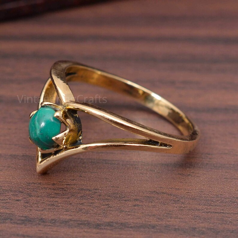Ethiopian Opal Ring,Brass Ring,Gemstone Ring,Handmade Ring,Promise Ring,Statement Ring,Vintage Ring,Boho Ring,Women Ring,Gift For Her