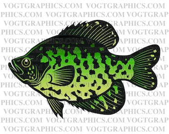 Crappie SVG, Crappie PNG, Professional high-end Fishing Graphic, fishing svg, fishing png, fish svg, fish png