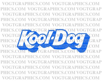 Perro Kool / Kool-Aid Regalo para mascotas SVG / PNG