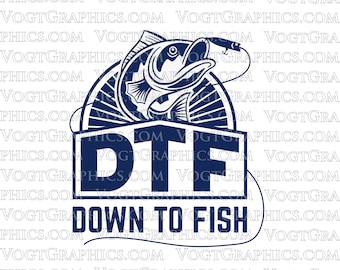DTF: Hasta pescar SVG / PNG