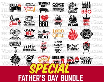 Special Father's Day Bundle- Individual files SVG | PNG - Happy Father's Day!