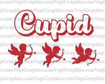 Cupid Love Three Icons SVG | PNG