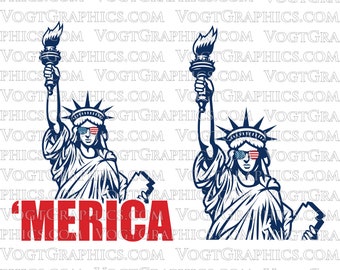 Lady Merica SVG | PNG