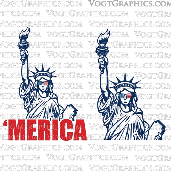 Lady Merica SVG | PNG