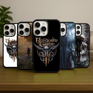 Baldur&#39;s Gate Custom Phone Case iPhone 16 Pro Max, iPhone 15, 14, 13, 12 Case, Baldur&#39;s Gate Samsung S25 Ultra Case, Samsung Galaxy Case
