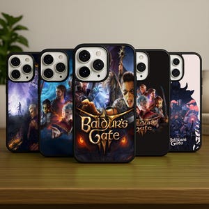 inspiriert von Baldurs Tor iPhone 16 Pro Max Hülle, iPhone 17, 15, 14, 13, 12 Hülle, Baldurs Tor Samsung S25 Ultra Case, Samsung Galaxy Hülle
