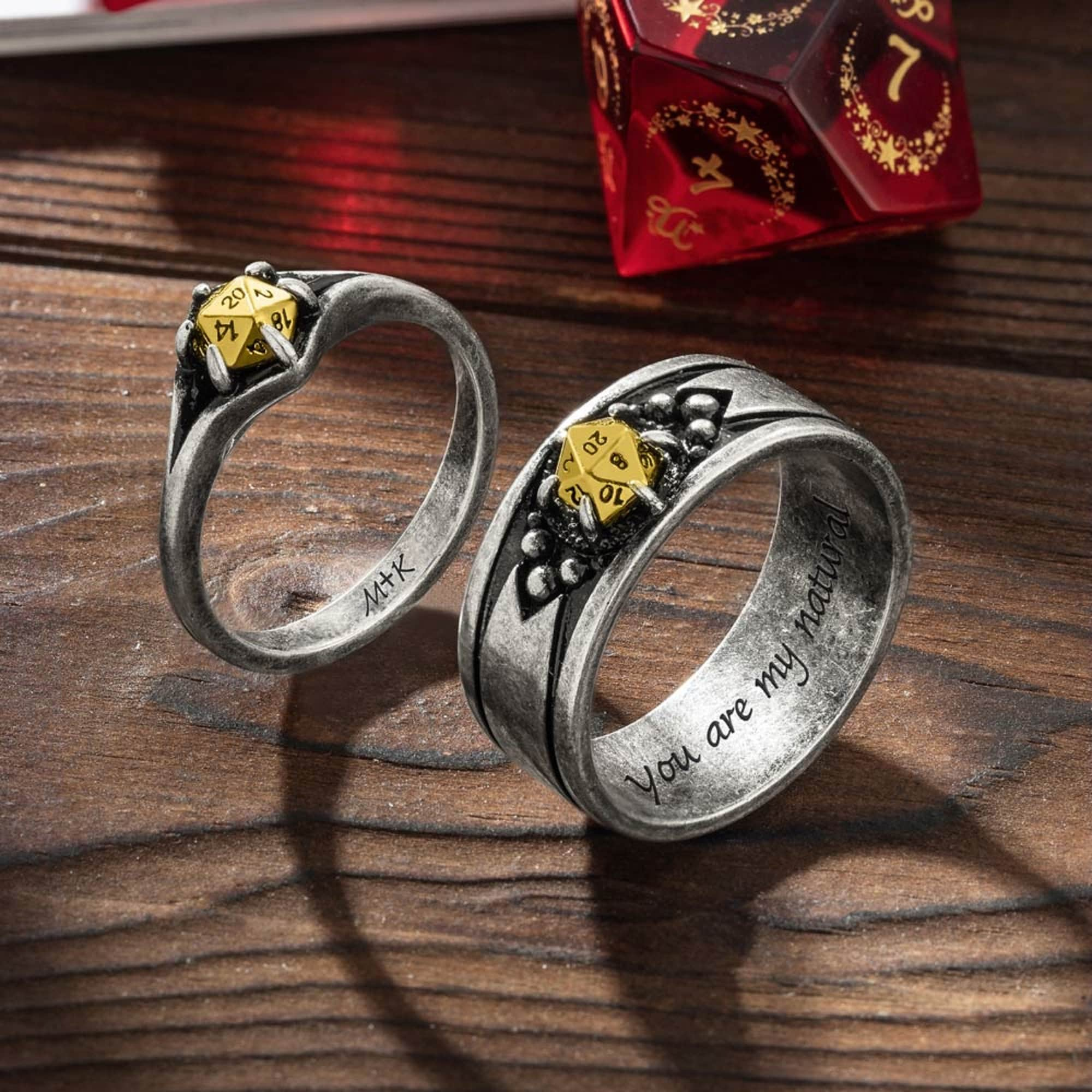 Men's Lucky 7 Dice Diamond Ring