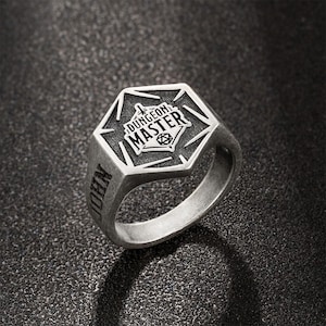 Bague personnalisée pour badge de cours du MDN, artisanat en émail, bague nom personnalisée, bague en laiton, cadeau du MDN pour lui, cadeau du MDN