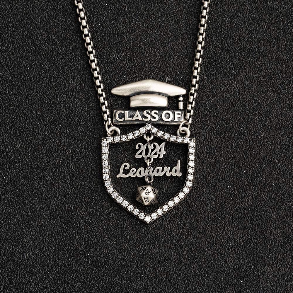 Personalized Name With Graduation Cap Necklace, Class Graduation Cap ...