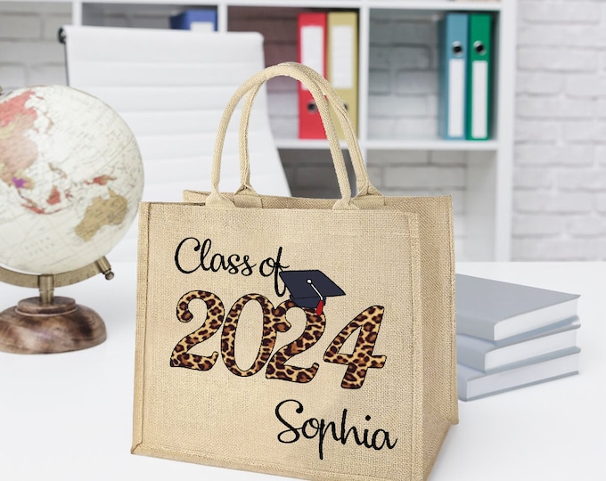 Graduation Tote Bag, Graduation Gift Bag, College Graduation Gift, Graduation Bag, Senior 2024，class of 2024
