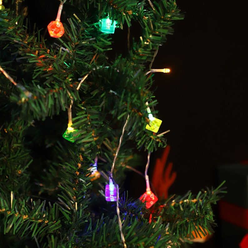 Handmade LED Dice Light Strands Fairy Lights DND LED String Etsy