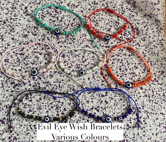 Red Blue Stone Beaded Bracelets Fashion Yoga Healing Hematite Handmade  Bracelet | eBay
