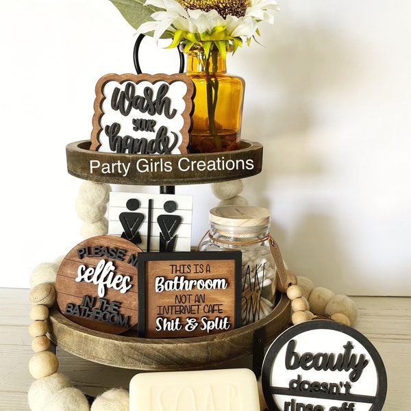 Bathroom Tray Etsy