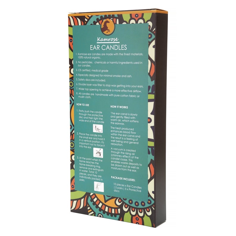 10 X Hopi Ear Candles for Blocked Ears Hopi Wax Remover 5 Etsy UK