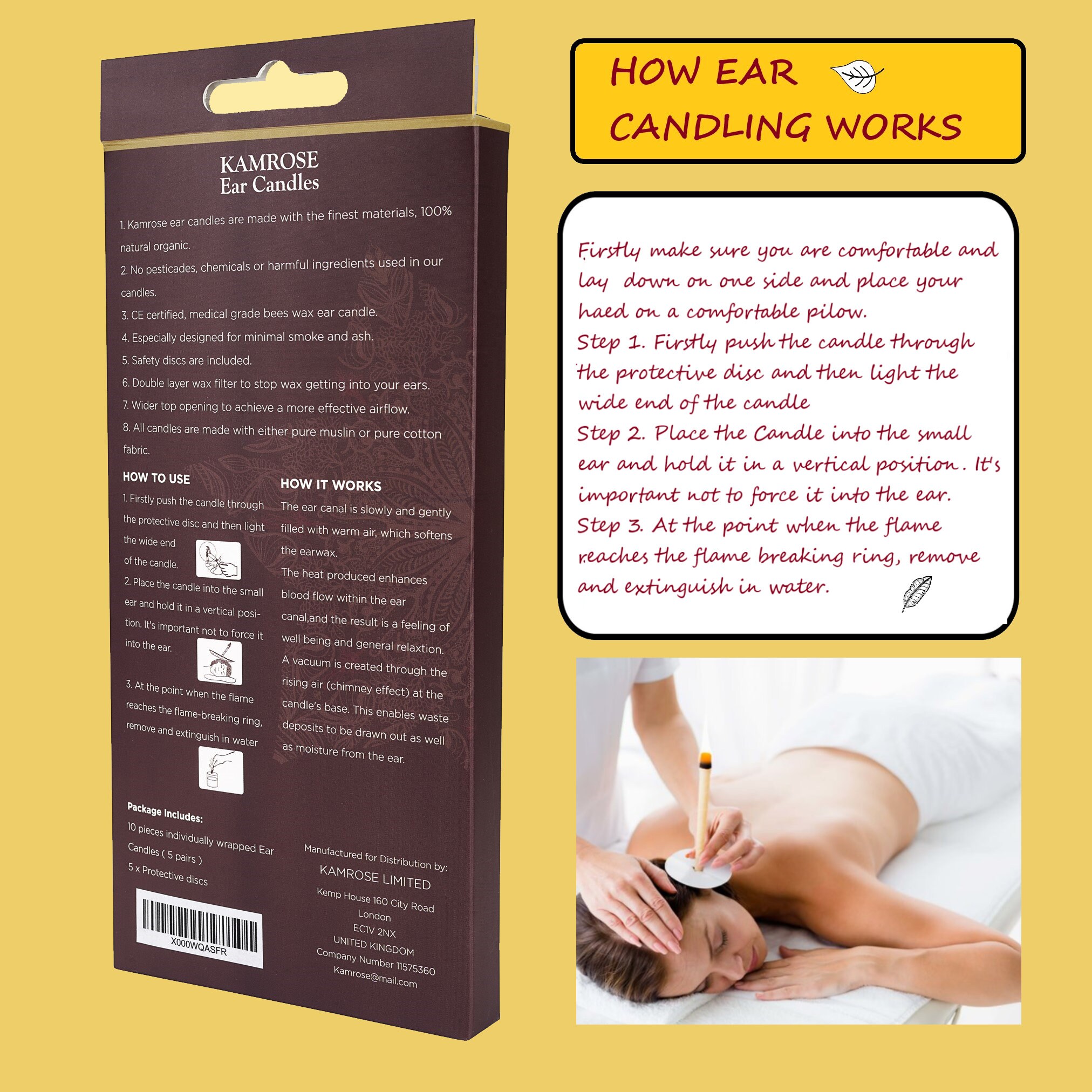 10 X Hopi Ear Candles for Blocked Ears Hopi Wax Remover 5 Etsy UK