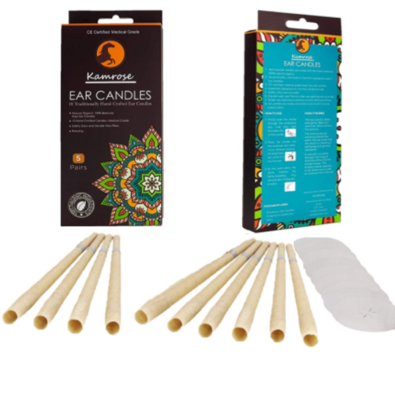 10 X Hopi Ear Candles for Blocked Ears Hopi Wax Remover 5 Etsy