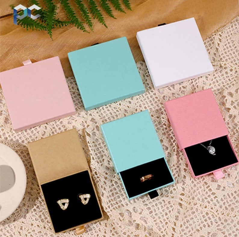 Jewellery Gift Boxes for Necklace Earrings Bracelet Slide Open Etsy
