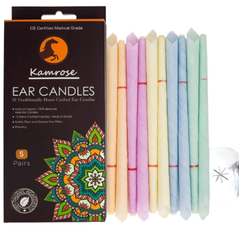 10 X Hopi Ear Candles for Blocked Ears Hopi Wax Remover 5 Etsy